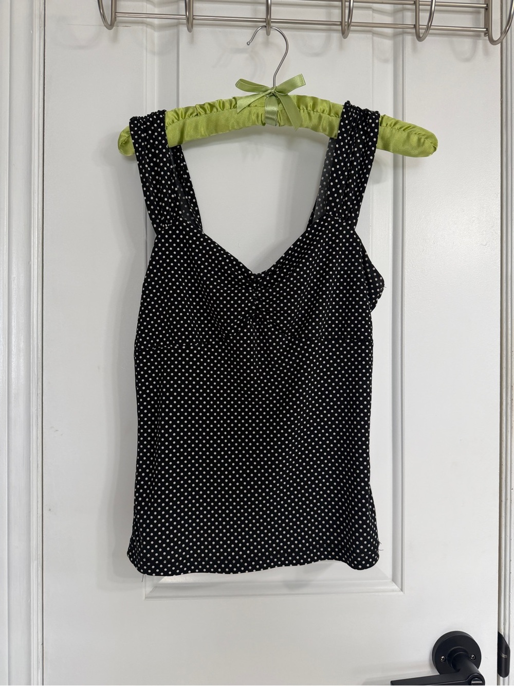 RW&CO. Black and White Polka Dot Camisole